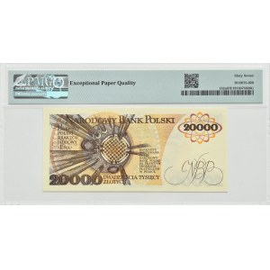 PRL, M. Skłodowska-Curie, 20000 złotych 1989, seria B, PMG 67 EPQ
