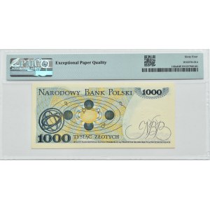 Volksrepublik Polen, M. Kopernikus, 1000 Zloty 1975, Serie A, PMG 64 EPQ, RZADSZE (L4)