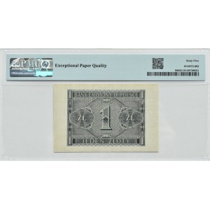 Generalna Gubernia, 1 złoty 1941, seria AA, Kraków, PMG 65 EPQ