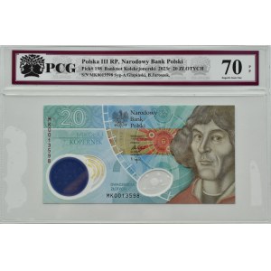 III RP, Nicolaus Copernicus, 20 zl 2022, Warsaw, PCG 70 PP
