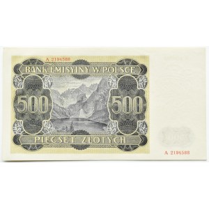 General Government, 500 gold 1940, series A, BEAUTIFUL