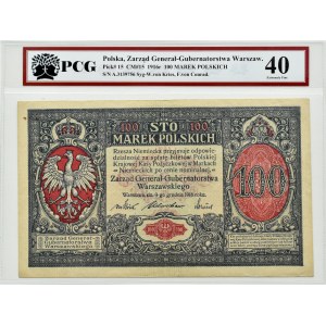 General Government, 100 Mark 1916, General, Serie A, PCG 40