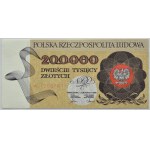 People's Republic of Poland, Warsaw, 200,000 zloty 1989, series A, GDA 67 EPQ