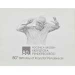 PWPW, 80th Anniversary of Krzysztof Penderecki's Birth 2013 - KP 0000516