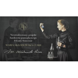 Maria Skłodowska-Curie, 0 Euro souvenir banknote design, no. 158