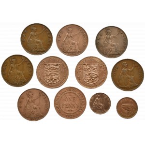 Wielka Brytania, Australia, lot 1/4 - 1 pensa 1897-1935