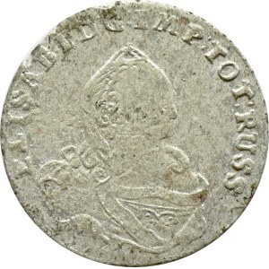 Russia, Elizabeth II, Occupation of Prussia, trojak 1760, Königsberg, BAD and RARE