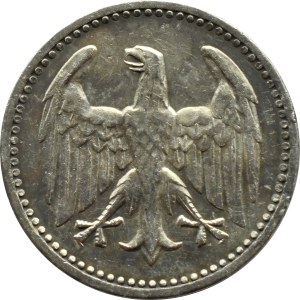 Weimar Republic, 3 marks 1924 J, Hamburg