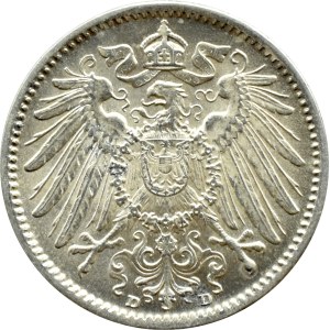 Germany, Empire, 1 mark 1915 D, Munich, UNC