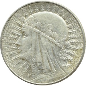 II RP, Head of a Woman, 5 zloty 1934, Warsaw