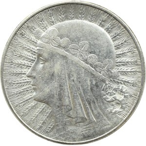 II RP, Head of a Woman, 10 zloty 1932, Warsaw.