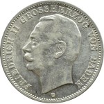 Deutschland, Baden, Friedrich II, 3 Mark 1914 G, Karlsruhe