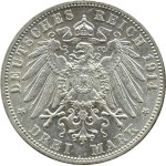 Deutschland, Baden, Friedrich II, 3 Mark 1914 G, Karlsruhe