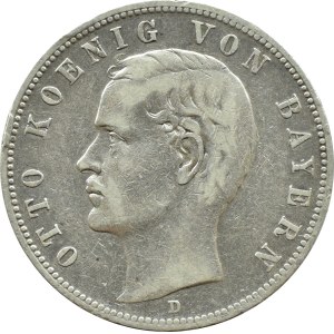 Nemecko, Bavorsko, Otto, 5 mariek 1900 D, Mníchov