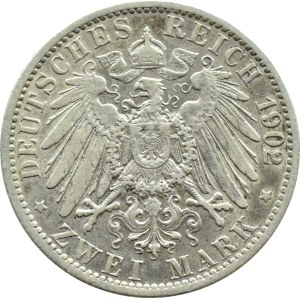 Germany, Prussia, Wilhelm II, 2 marks 1902 A, Berlin