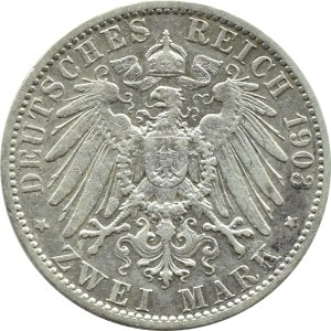 Germany, Prussia, Wilhelm II, 2 marks 1903 A, Berlin