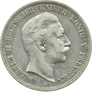 Germany, Prussia, Wilhelm II, 5 marks 1901 A, Berlin