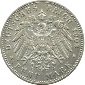 Nemecko, Prusko, Wilhelm II, 5 mariek 1903 A, Berlín