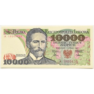 PRL, St. Wyspianski, 10000 gold 1987, series A, UNC
