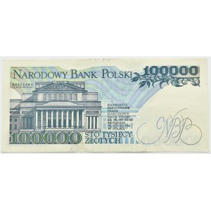 PRL, St. Moniuszko, 100 000 zlatých 1990, séria E, RZADKIE (L6)