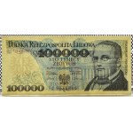 PRL, St. Moniuszko, 100 000 zlatých 1990, séria E, RZADKIE (L6)