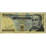 PRL, St. Moniuszko, 100,000 gold 1990, series A