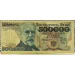 III RP, H. Sienkiewicz, 500,000 gold 1990, N series, EXTREMELY RARE (L8)
