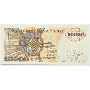 PRL, M. Skłodowska-Curie, 20000 gold 1989, AN series, UNC