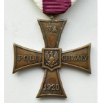 II RP, Cross of Valor 1920, executed by J. Knedler, numbered 7867 (3AB)
