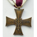 II RP, Cross of Valor 1920, executed by J. Knedler, numbered 7867 (3AB)