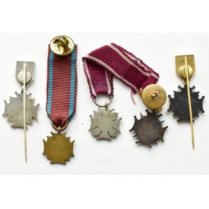 People's Republic of Poland, flight of five miniatures, Cross of Merit