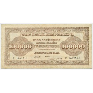 II RP, 100,000 marks 1923, series F, Warsaw