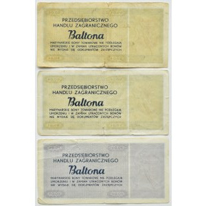 Baltona, lot of 1 and 2 cent vouchers 1973, series A