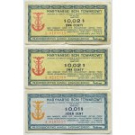 Baltona, lot of 1 and 2 cent vouchers 1973, series A