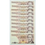 People's Republic of Poland, l. Waryński, lot of 10 100 gold pieces 1988