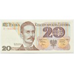 PRL, R. Traugutt, 20 złotych 1982, seria R, UNC