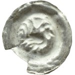 Ruler unspecified brakteat, 2nd half of 13th century, peacock with folded wings, VERY RARE TYPE