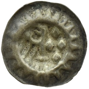 Germany, Brandenburg, Stendal, brakteat, half eagle and four stones