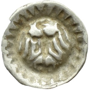 Germany, Brandenburg, Frederick II, brakteat, eagle facing left