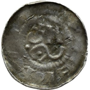 Germany, Saxony, Saxon Bishops, cross denarius 11th century, crossed letter S