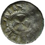 Germany, Saxony, Saxon Bishops, cross denarius 11th century, Greek cross