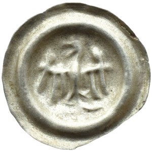 Silesia, Opole, brakteat, Eagle with outspread wings
