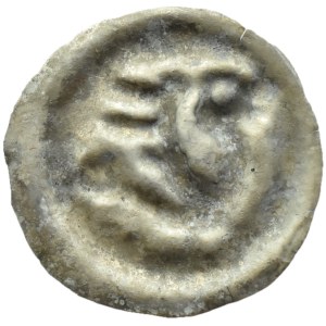 Ruler unspecified brakteat, 2nd half of 13th century, bird with upraised wings RARE TYPE.