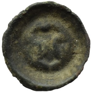 Germany, Mecklenburg, Rostock, brakteat fenig 1571