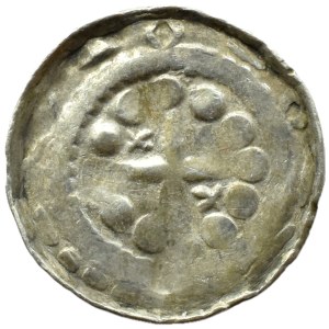 Allemagne, Saxe, évêques saxons, denier de la croix du 11e siècle, croix grecque