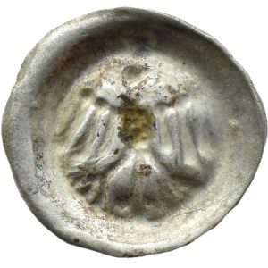 Silesia, Opole, brakteat, eagle with outspread wings