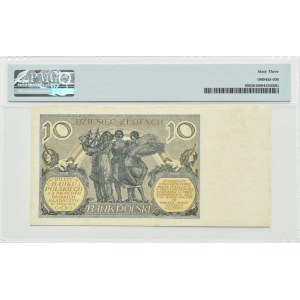 II RP, 10 zloty 1929, serie EL, Varsavia, PMG 63