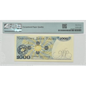 People's Republic of Poland, M. Copernicus, 1000 gold 1982, EE series, PMG 67 EPQ