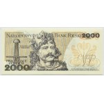 PRL, Mieszko I/B. Chrobry, 2000 złotych 1977, seria H, PMG 64 RZADKIE (L6)