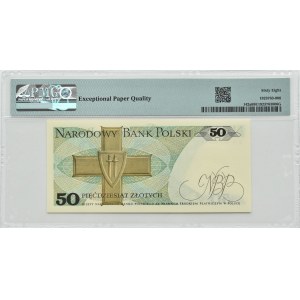 PRL, gen. K. Świerczewski, 50 złotych 1975, seria BB, PMG 68 EPQ